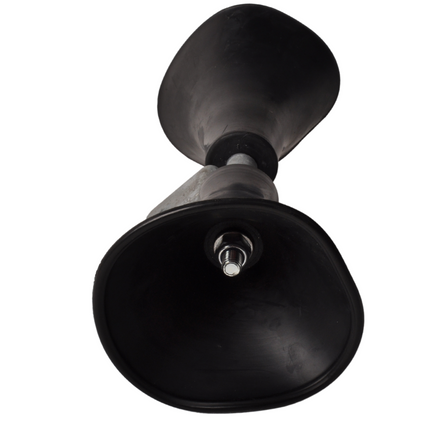 Cantonal Jeu de rouleaux de trompettes premium - noir - pour annexe - 400x140 mm