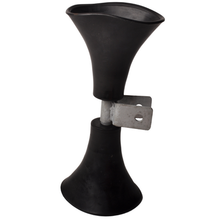 Cantonal Jeu de rouleaux de trompettes premium - noir - pour annexe - 400x140 mm