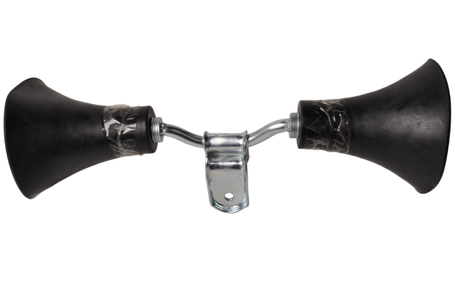 Cantonal Jeu de roulettes de trompette - noir - pour annexe - 400x140 mm