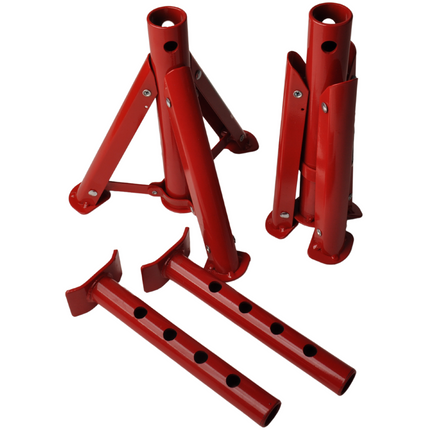 Cantonal Jeu de supports d'essieu en 2 parties avec une charge maximale de 3 tonnes