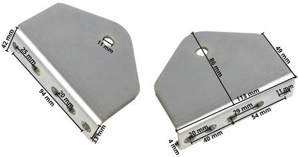 Cantonal Jeu de supports pour Diabolo - 2 pièces