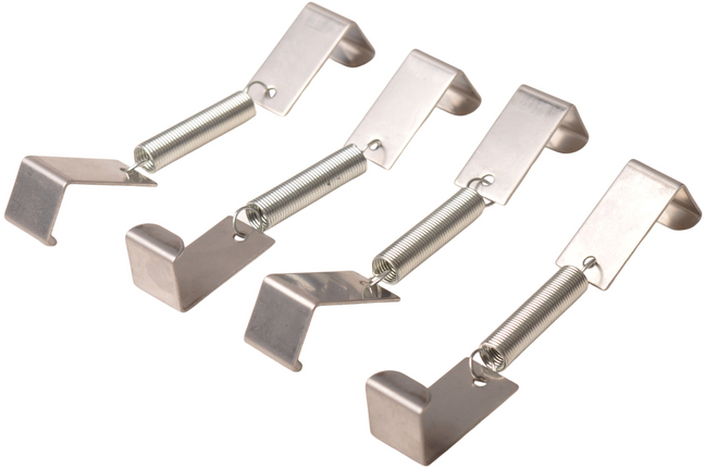 Cantonal Kit de serrage HA-CLIP avec ressorts - convient pour le montage de la plaque d'immatriculation verte