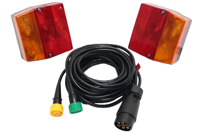 Cantonal Kit d'éclairage - Aspöck Minipoint - 4 mètres de câble principal - 7 broches - Plug & Play