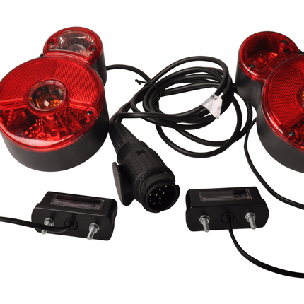 Cantonal Kit d'éclairage Twinny Load porte-vélos - avec éclairage de plaque d'immatriculation