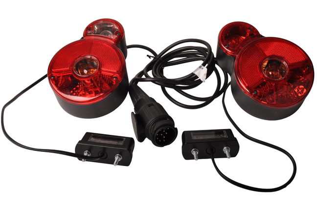 Cantonal Kit d'éclairage Twinny Load porte-vélos - avec éclairage de plaque d'immatriculation