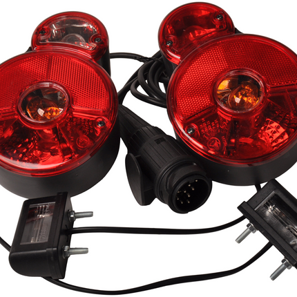 Cantonal Kit d'éclairage Twinny Load porte-vélos - avec éclairage de plaque d'immatriculation