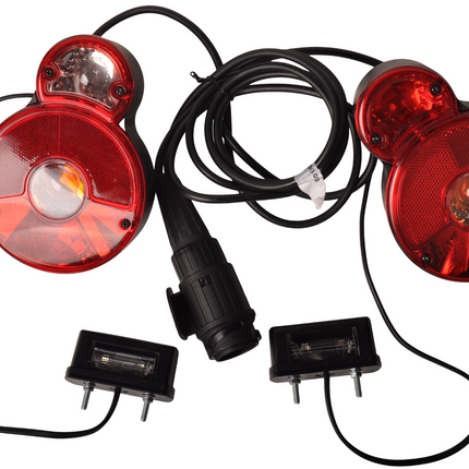 Cantonal Kit d'éclairage Twinny Load porte-vélos - avec éclairage de plaque d'immatriculation