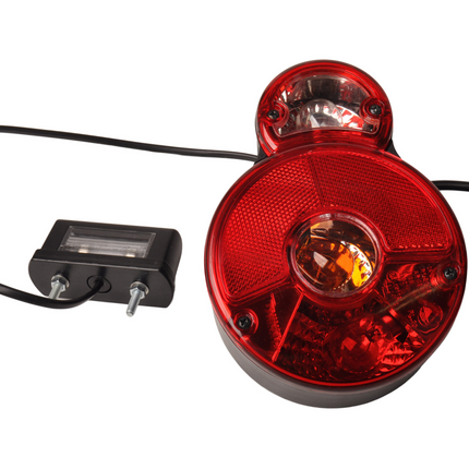 Cantonal Kit d'éclairage Twinny Load porte-vélos - avec éclairage de plaque d'immatriculation