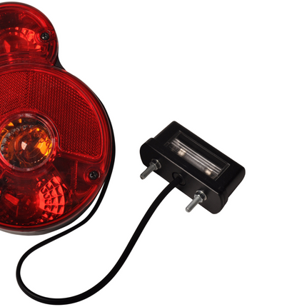 Cantonal Kit d'éclairage Twinny Load porte-vélos - avec éclairage de plaque d'immatriculation