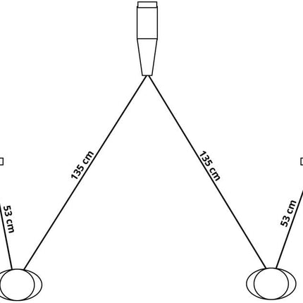 Cantonal Kit d'éclairage Twinny Load porte-vélos - avec éclairage de plaque d'immatriculation