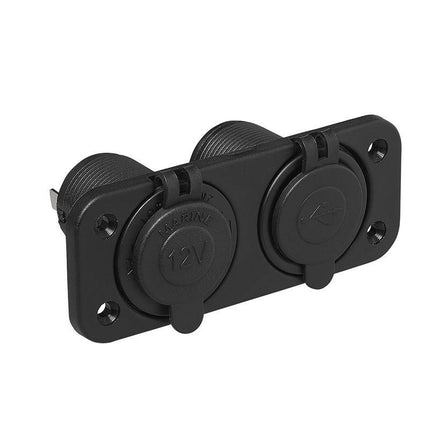 Cantonal Kit d'installation - Prise DIN + 2x port USB 2x2100mA