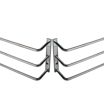 Cantonal Lot de 2 grilles de protection - acier - 260x170x80 mm - compatible entre autres avec Aspöck Multipoint