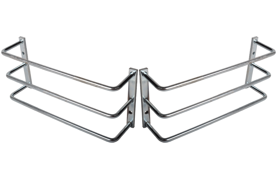 Cantonal Lot de 2 grilles de protection - acier - 260x170x80 mm - compatible entre autres avec Aspöck Multipoint