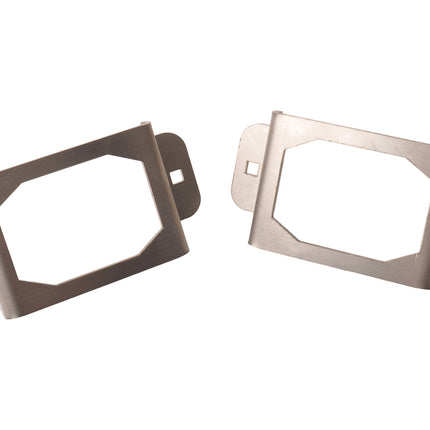 Cantonal Lot de 2 grilles de protection - Adapté aux feux arrière Flexipoint - Inox - 130x64x27 mm