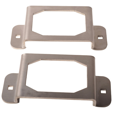 Cantonal Lot de 2 grilles de protection - Adapté aux feux arrière Flexipoint - Inox - 130x64x27 mm