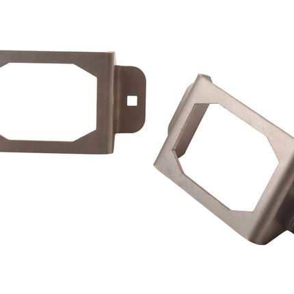 Cantonal Lot de 2 grilles de protection - Adapté aux feux arrière Flexipoint - Inox - 130x64x27 mm