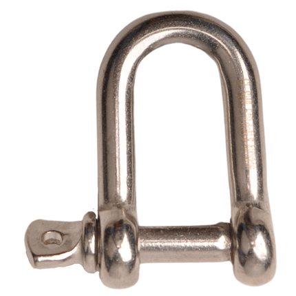 Cantonal Manille D 8 mm en acier inoxydable 316