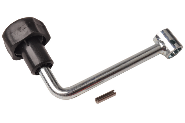 Cantonal Manivelle de roue d'appui pour roue d'appui automatique - 17 mm