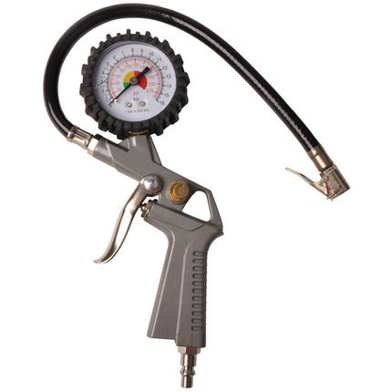 Cantonal Manomètre pour pneus avec graduation bien lisible BAR/PSI