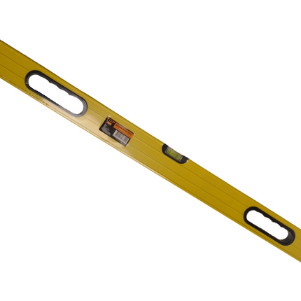 Cantonal Niveau à bulle en aluminium de 1 mètre avec 2 fioles fixes et 1 fiole réglable