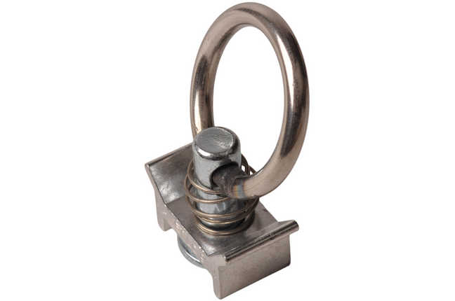 Cantonal Oeillet de fixation pour rail avec ressort 900 DaN