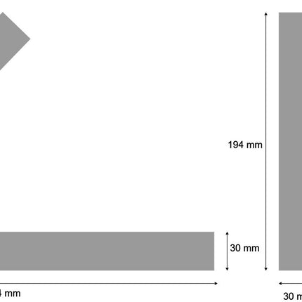 Cantonal Pied de support/centrage unilatéral pour Galets - droite