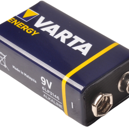 Cantonal Pile alcaline Varta Energy 9V sous blister