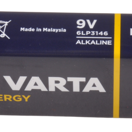 Cantonal Pile alcaline Varta Energy 9V sous blister
