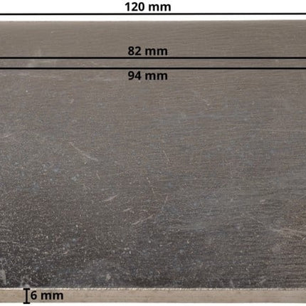 Cantonal Plaque de montage 120x80x6 mm