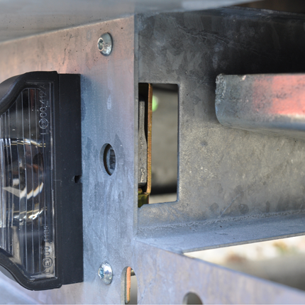 Cantonal Plaque de verrouillage Serrure de conteneur 105x19x10 mm