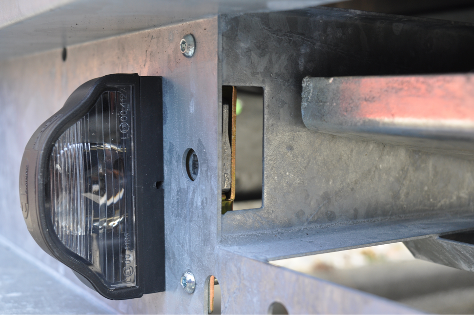 Cantonal Plaque de verrouillage Serrure de conteneur 105x19x10 mm