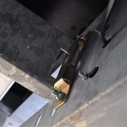 Cantonal Plaque de verrouillage Serrure de conteneur 105x19x10 mm