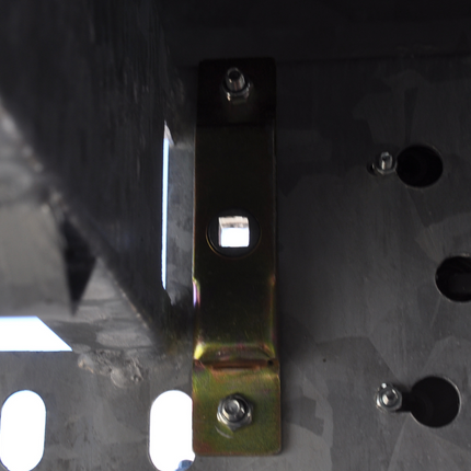 Cantonal Plaque de verrouillage Serrure de conteneur 105x19x10 mm