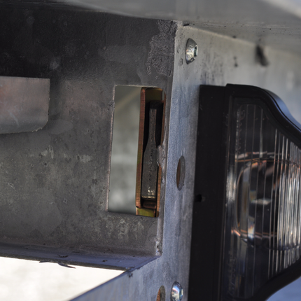 Cantonal Plaque de verrouillage Serrure de conteneur 105x19x10 mm