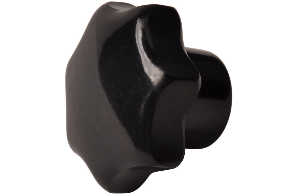 Cantonal Poignée étoile bakélite 25 mm M6