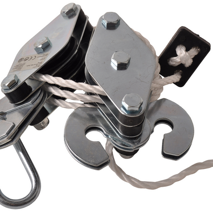 Cantonal Poulie avec 20 mètres de corde en nylon