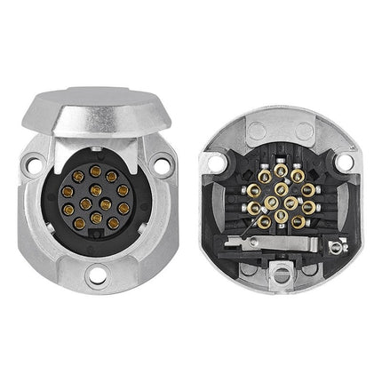 Cantonal Prise 13 broches - métal - type Jaeger