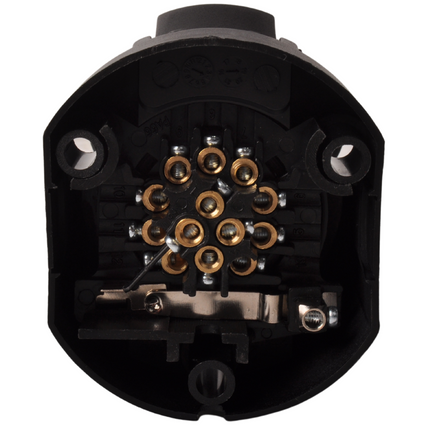 Cantonal Prise à 13 broches - caoutchouc d'étanchéité inclus - Micro-interrupteur pour antibrouillards inclus