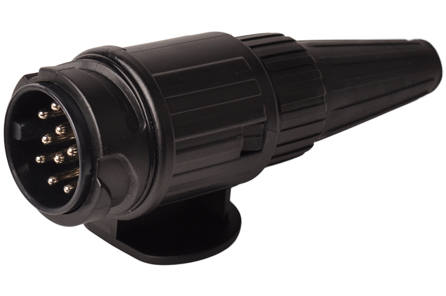 Cantonal Prise plastiques à 13 broches (connexion Jaeger) avec passe-fil à 1 et 2 trous