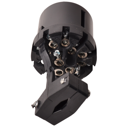 Cantonal Prise plastiques à 13 broches (connexion Jaeger) avec passe-fil à 1 et 2 trous