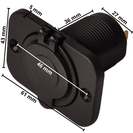 Cantonal Prise USB 12V/24V (double)