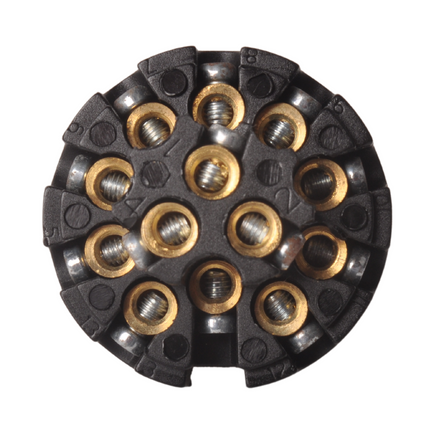 Cantonal Prises à 13 broches femelles (ne pas tourner dans la prise)