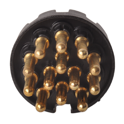 Cantonal Prises à 13 broches femelles (ne pas tourner dans la prise)