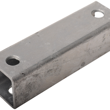 Cantonal Profil de douille 40x40x3 mm - M10 105 mm de diamètre - 130 mm de long