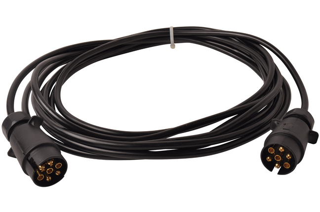 Cantonal Rallonge 7 mètres 7 fils avec 2x 7 broches prises - 700 cm