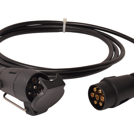 Cantonal Rallonge de 3 mètres à 7 fils avec prise 7 broches & prise 7 broches - 300 cm