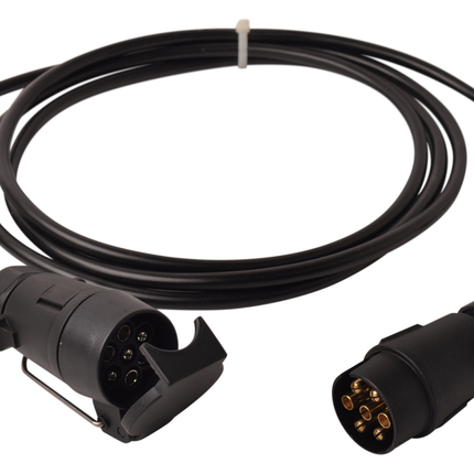 Cantonal Rallonge de 3 mètres à 7 fils avec prise 7 broches & prise 7 broches - 300 cm