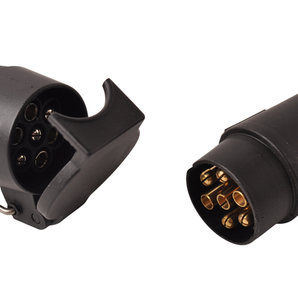 Cantonal Rallonge de 3 mètres à 7 fils avec prise 7 broches & prise 7 broches - 300 cm