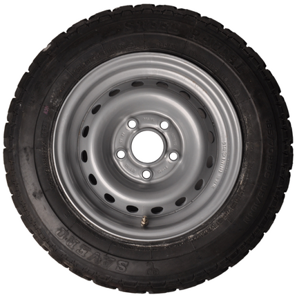 Cantonal Roue complète 185/70R13 Pneu + Jante (cercle de trous 5x112) 950 kg Diamètre du moyeu 67 mm - avec profil tout-terrain