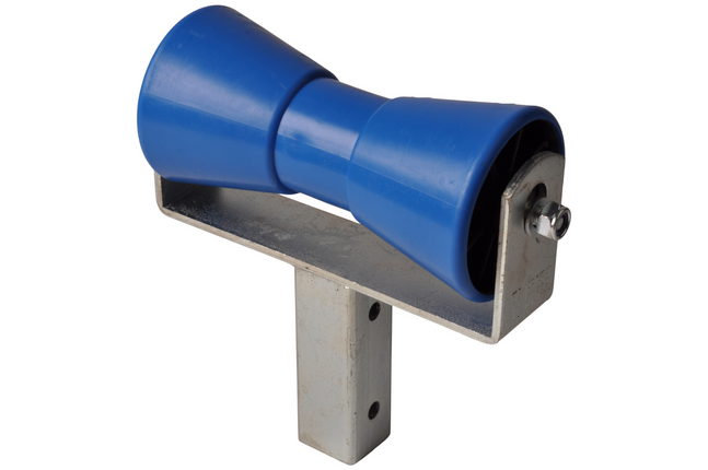 Cantonal Rouleau de quille bleu 200x85 mm complet sur support en T